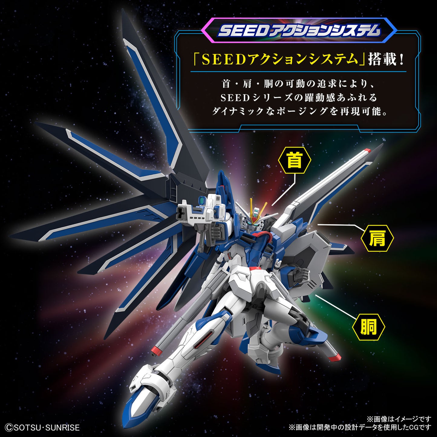 HGCE #243 1144 Rising Freedom Gundam Gundam SEED Freedom