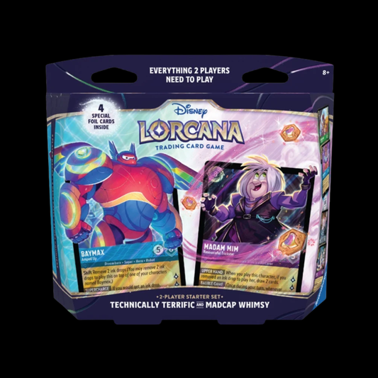 Disney Lorcana Two-Player Starter Set – Technically Terrific & Madcap Whimsy