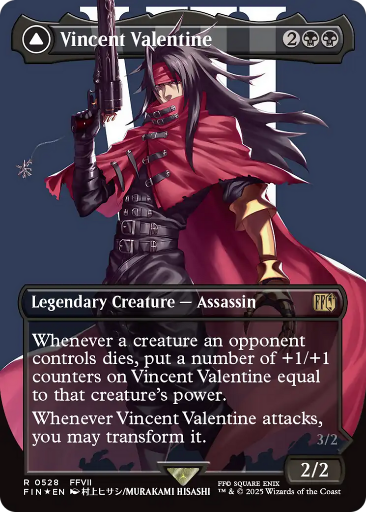 Vincent Valentine (Borderless) (Surge Foil) (FIN-582) - FINAL FANTASY Foil