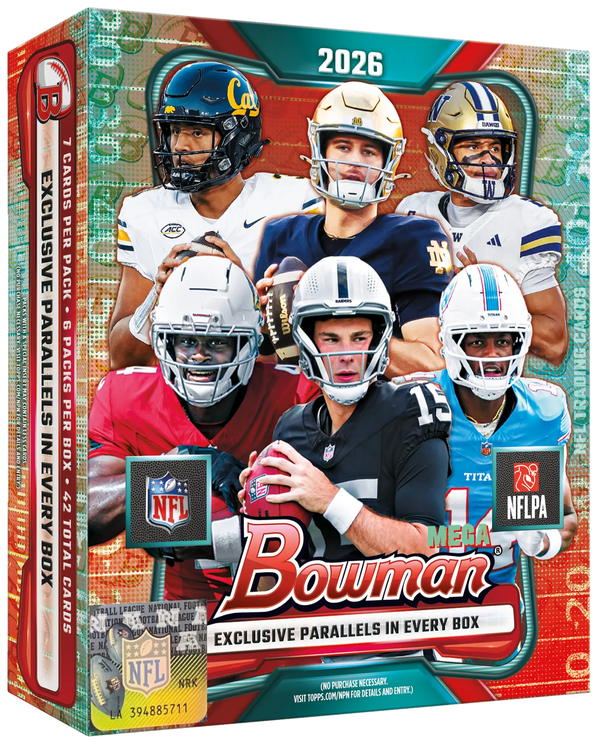 2026 Topps Bowman Football Mega Box product image 1