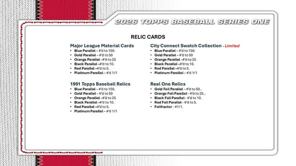 2026 Series 1 Topps Baseball Mega Box - 75th Anniversary