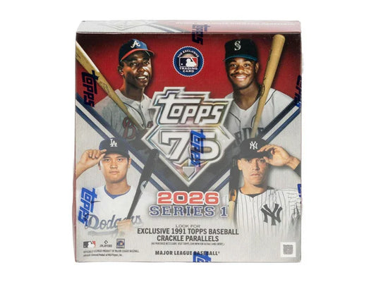 2026 Series 1 Topps Baseball Mega Box - 75th Anniversary