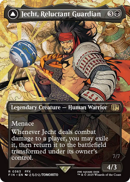Jecht, Reluctant Guardian (Borderless) (FIN-363) - FINAL FANTASY Foil