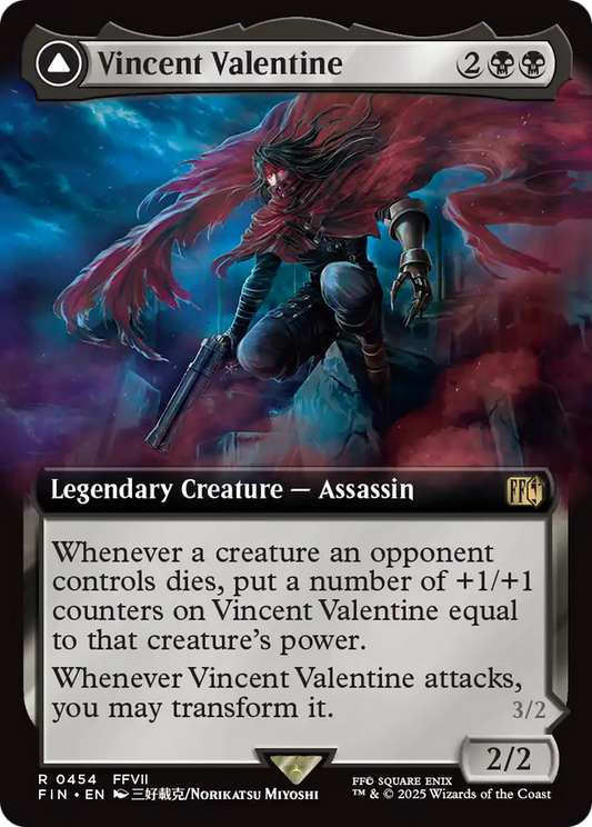 Vincent Valentine (Extended Art) (FIN-454) - FINAL FANTASY Foil