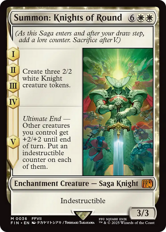 Summon: Knights of Round (FIN-036) - FINAL FANTASY