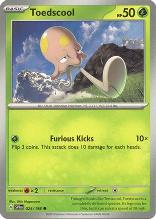 Toedscool 024/198  SV01 Scarlet & Violet Base Set - Common