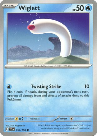 Wiglett 055/198  SV01 Scarlet & Violet Base Set - Common