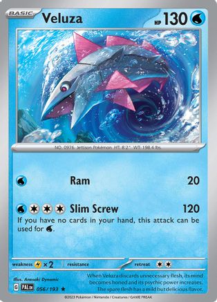 Veluza 056/193  - Holofoil SV02 Paldea Evolved - Rare