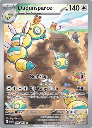 Dudunsparce 229/193  - Holofoil SV02 Paldea Evolved - Illustration Rare