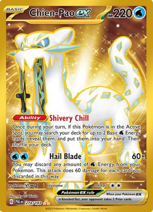 Chien 274/193  - Holofoil SV02 Paldea Evolved - Hyper Rare
