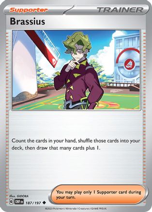 Brassius 187/197  SV03 Obsidian Flames - Uncommon