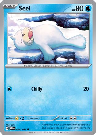 Seel 086/165  SV Scarlet & Violet 151 - Common