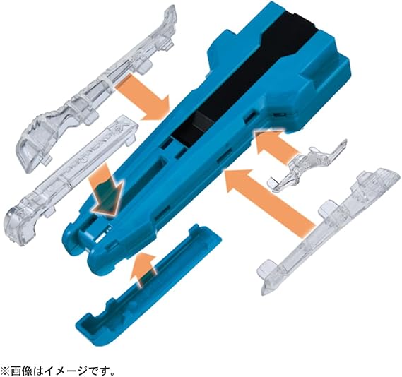 BeyBlade X BX-42 Rubber Custom Grip Blue Version