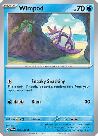 Wimpod 048/182  - Reverse Holofoil SV04 Paradox Rift - Common