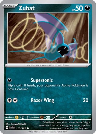 Zubat 110/182  SV04 Paradox Rift - Common