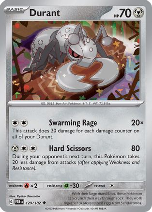 Durant 129/182  - Reverse Holofoil SV04 Paradox Rift - Uncommon