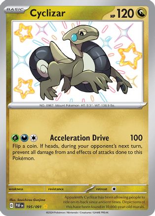 Cyclizar 195/091  - Holofoil SV Paldean Fates - Shiny Rare