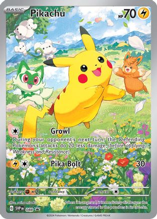 Pikachu 088  - Holofoil SV Scarlet & Violet Promo Cards - Promo