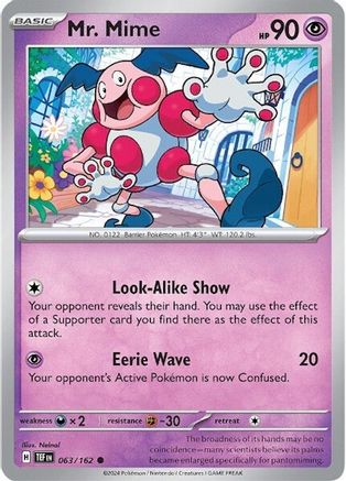 Mr. Mime 063/162  SV05 Temporal Forces - Common
