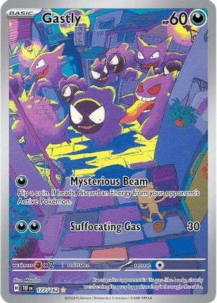 Gastly 177/162  - Holofoil SV05 Temporal Forces - Illustration Rare