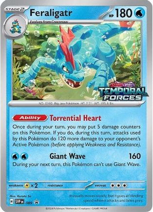 Feraligatr 089  - Holofoil SV Scarlet & Violet Promo Cards - Promo