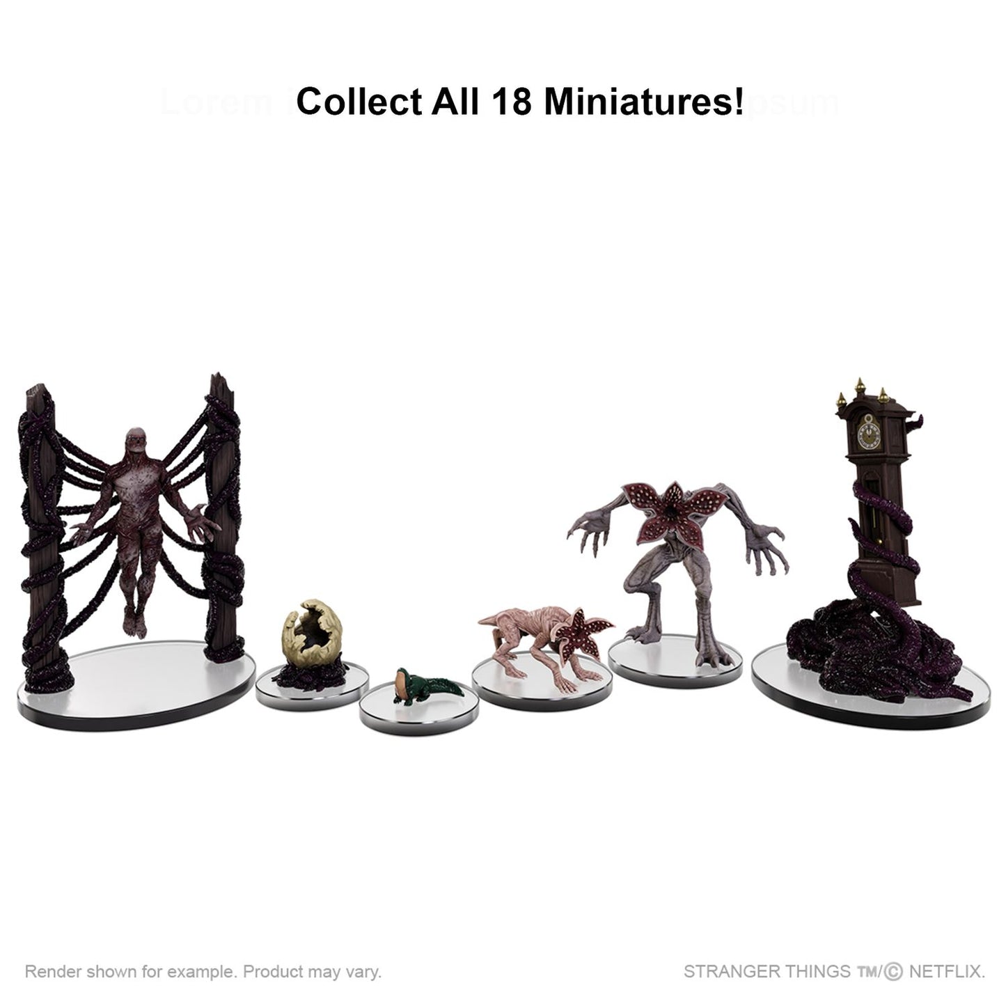 Stranger Things Prepainted Miniatures