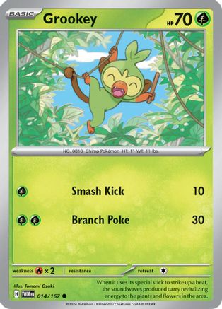 Grookey 014/167  SV06 Twilight Masquerade - Common
