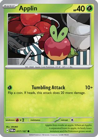 Applin 017/167  SV06 Twilight Masquerade - Common