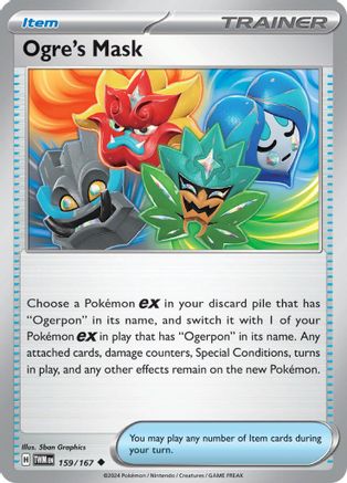 Ogre's Mask 159/167  SV06 Twilight Masquerade - Uncommon