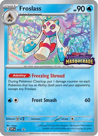 Froslass 117  - Holofoil SV Scarlet & Violet Promo Cards - Promo