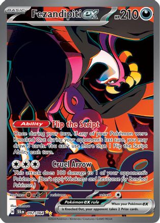Fezandipiti ex 092/064  - Holofoil SV Shrouded Fable - Special Illustration Rare