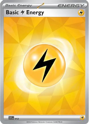 Basic Lightning Energy 012  SV07 Stellar Crown - Common