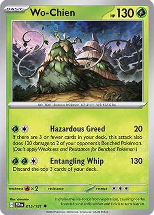 Wo-Chien 015/191  SV08 Surging Sparks - Uncommon
