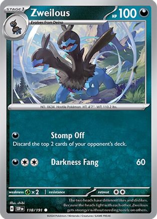 Zweilous 118/191  SV08 Surging Sparks - Common