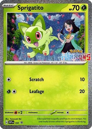 Sprigatito 191  SV Scarlet & Violet Promo Cards - Promo