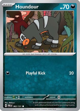 Houndour 062/131  SV Prismatic Evolutions - Common