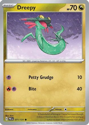 Dreepy 071/131  SV Prismatic Evolutions - Common