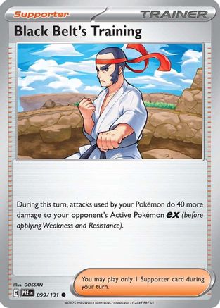 Black Belt's Training 099/131  SV Prismatic Evolutions - Common