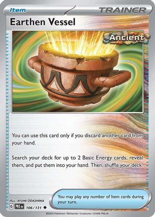 Earthen Vessel 106/131  - Reverse Holofoil SV Prismatic Evolutions - Uncommon