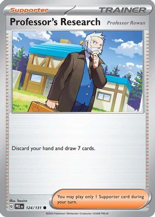 Professor's Research [Professor Rowan] 124/131  SV Prismatic Evolutions - Common