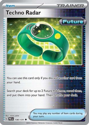 Techno Radar 130/131  - Reverse Holofoil SV Prismatic Evolutions - Uncommon