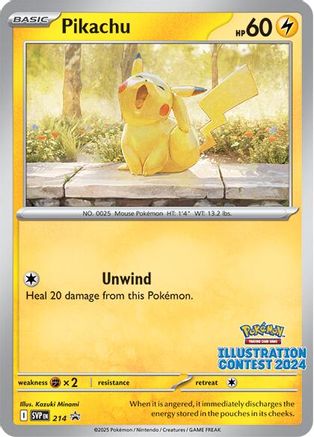 Pikachu 214  SV Scarlet & Violet Promo Cards - Promo