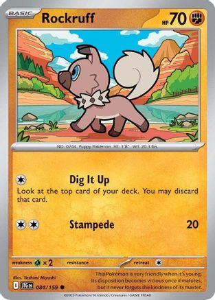 Rockruff 084/159  SV09 Journey Together - Common