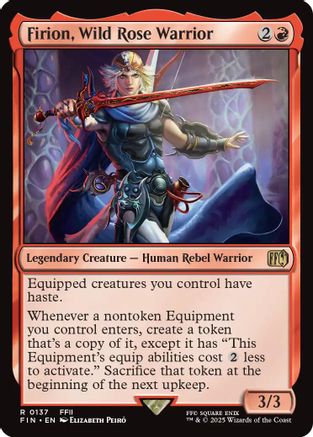 Firion, Wild Rose Warrior (FIN-137) - FINAL FANTASY Foil
