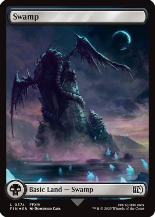 Swamp (0574) (Surge Foil) (FIN-574) - FINAL FANTASY Foil