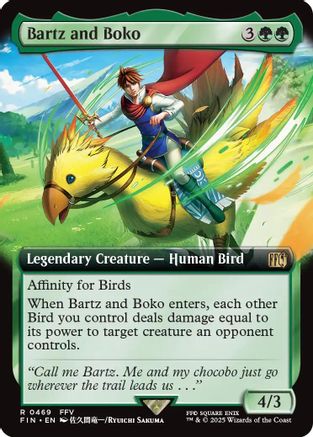 Bartz and Boko (Extended Art) (FIN-469) - FINAL FANTASY