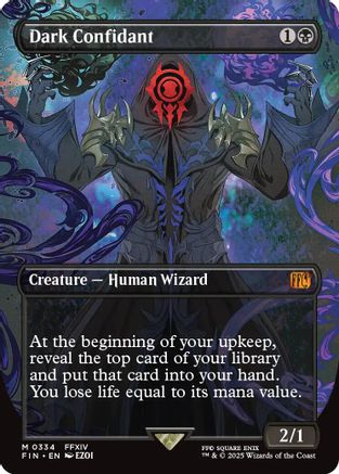 Dark Confidant (Borderless) (FIN-334) - FINAL FANTASY
