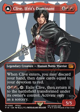 Clive, Ifrit's Dominant (Borderless) (0385) (FIN-385) - FINAL FANTASY