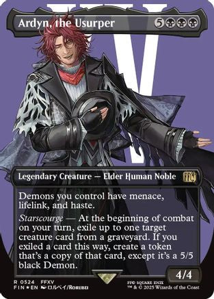 Ardyn, the Usurper (Borderless) (Surge Foil) (FIN-524) - FINAL FANTASY Foil