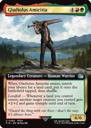 Gladiolus Amicitia (Extended Art) (FIN-489) - FINAL FANTASY